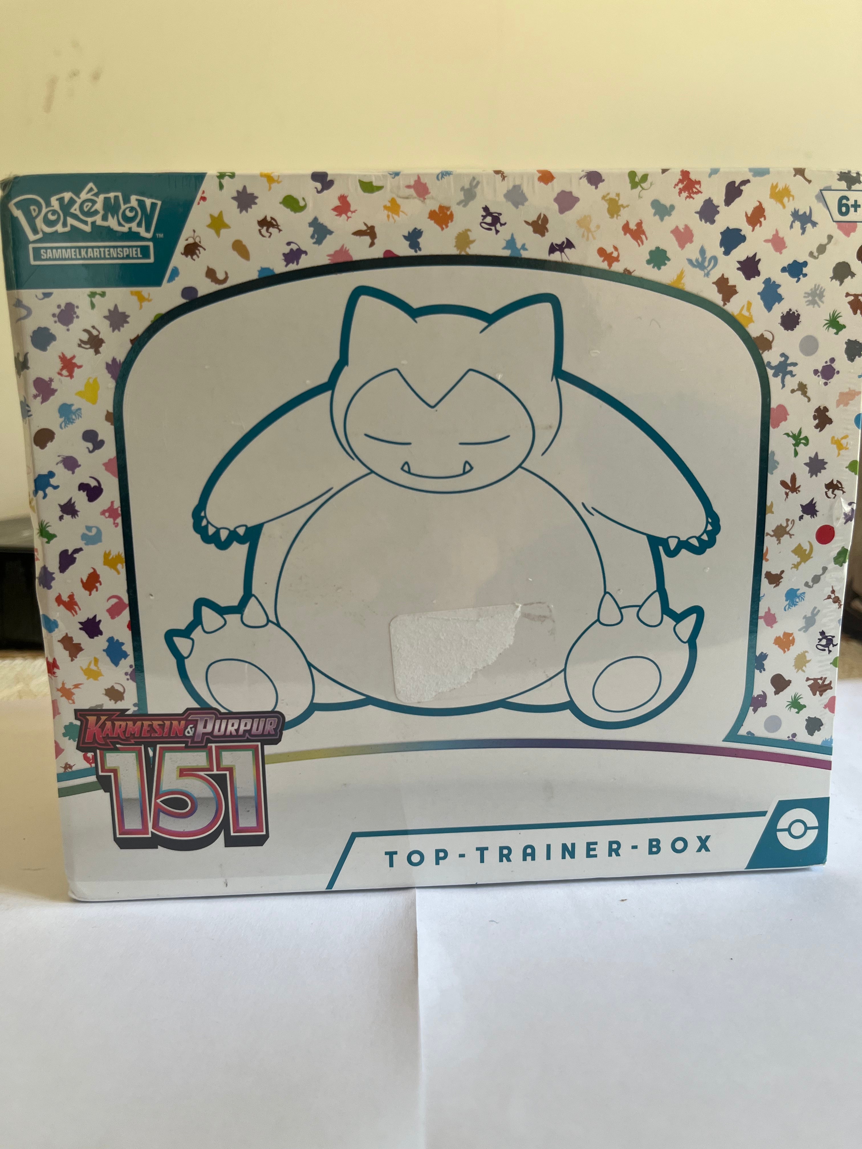 Pokémon Karmesin & Purpur - 151 Top-Trainer-Box (German)